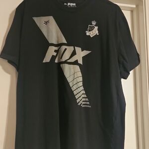 Fox Black Short Sleeve Tee Casual Style
